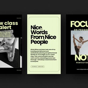 Promotional Social Media Templates for Beauty Studios and Spas to announce sales and new class openings.