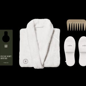 Premium Canva template for creating a luxury hotel corporate identity.