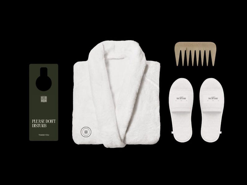 Premium Canva template for creating a luxury hotel corporate identity.