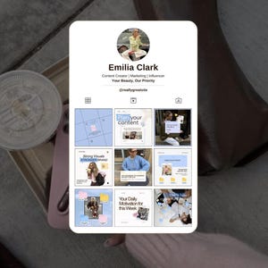Aesthetic Instagram templates designed for social media managers to streamline story creation.