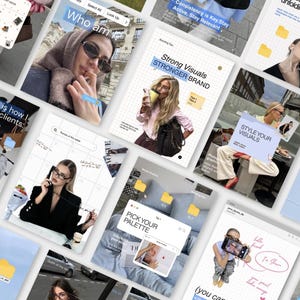 Social media marketing post templates for Instagram Stories, tailored for engagement and branding.