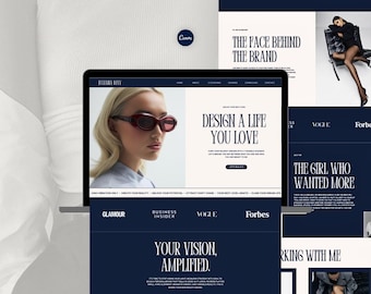 Canva Website Template: Business Coach | Platz Schöpfer Verkaufsseite | Life Coach & Manifestation Mentor-Seite | Link in Bio | UGC Ersteller