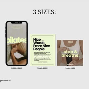 1080x1350 Portrait Instagram Templates for Fitness Trainers designed to maximize visibility in the feed.