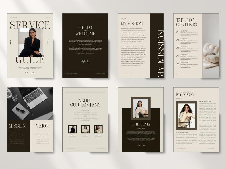 Client prep guide featuring step-by-step process and timeline frameworks for business consultants.