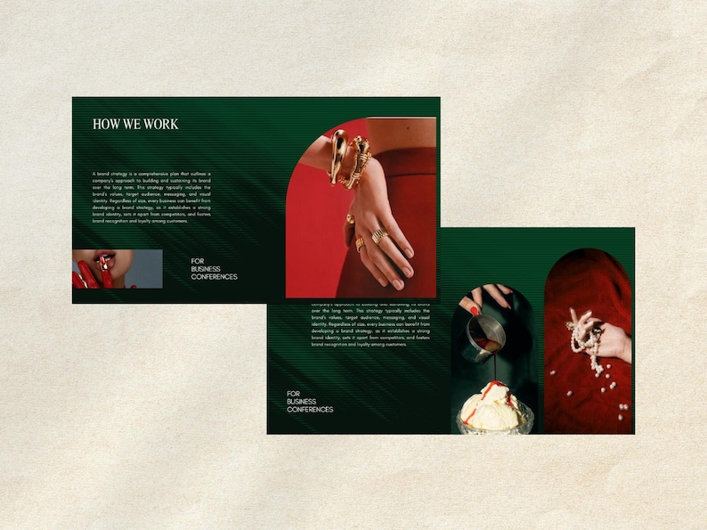 Marketing strategy deep-dive layout. Content-focused presentation slide for outlining business goals and objectives