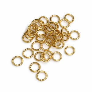 Gold Filled 14Kt 4mm Jump Rings Soldered Closed