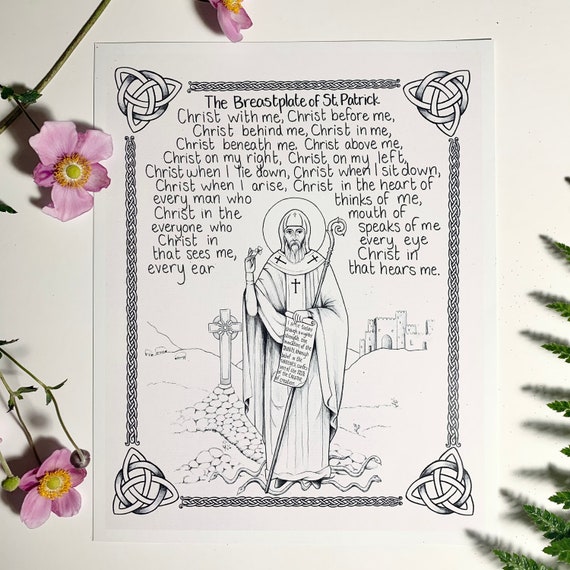 The Breastplate of St Patrick Prayer - Etsy