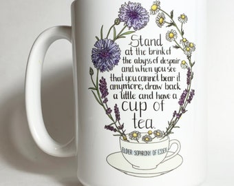 Cup of Tea Quote Mug