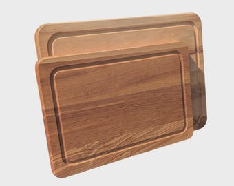 Oak Wood Cutting Board – Breakfast Board & Serving Board – Solid Oak (20 mm)