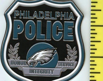 Philadelphia Eagles replica Philadelphia Police badge