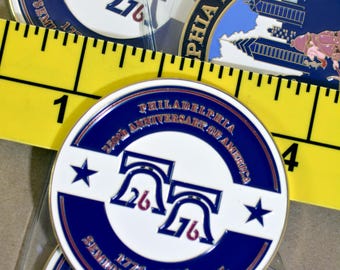 Philadelphia Police Crime Scene Unit Challenge Coin 1976/2026 Semiquincentennial anniversary