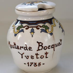 French Moutarde Bocquet Yvetot Pot