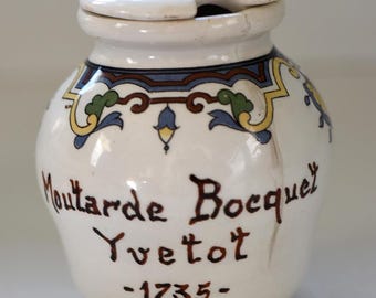 French Moutarde Bocquet Yvetot Pot