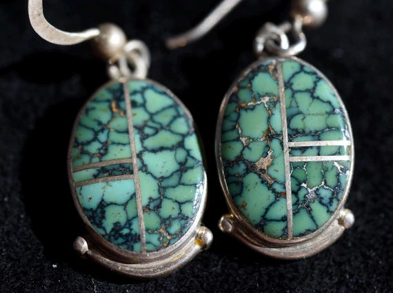 Vintage Native American Earrings by Cathy Webster