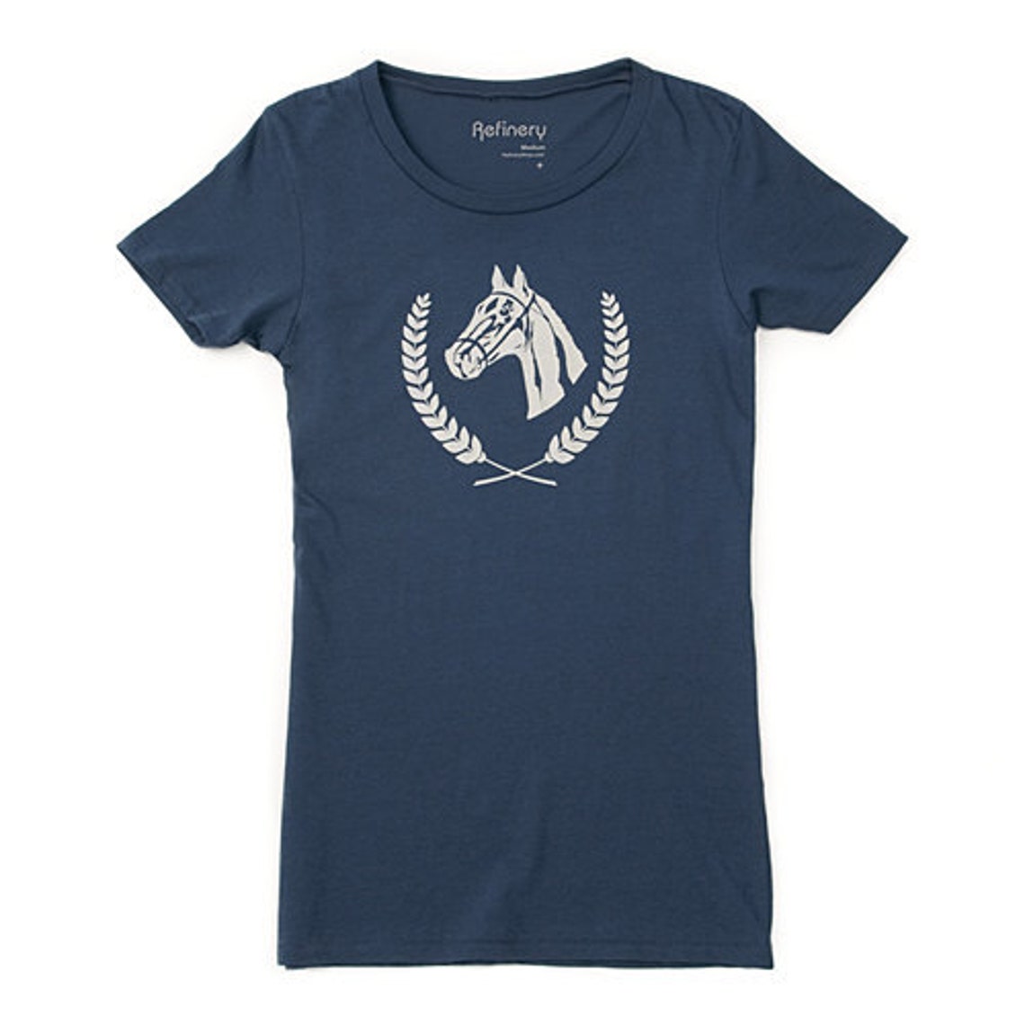 Horse Show Blue Graphic Tee Womens Limited Edition Etsy