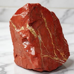 Cristallo di diaspro rosso grezzo / Pietra di messa a terra, arredamento per la casa