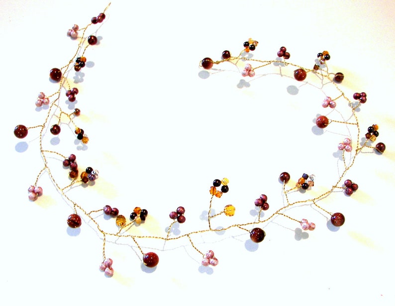 Vigne De Cheveux De Mariee Mariage Rustique Bijoux De Etsy