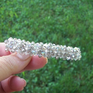 Swarovski Crystal Bridal Barrette: Custom Wedding Hair Clip