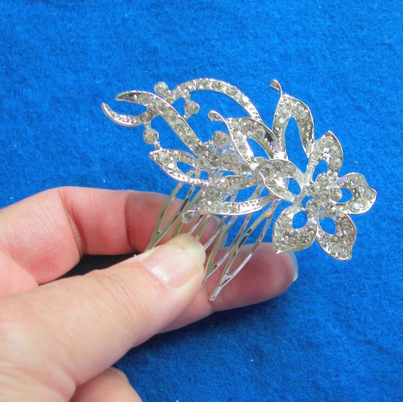 Bridal Hair Jewelry Rhinestone Hair Comb Shooting Star Hair Etsy