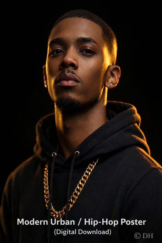 Golden Muse – Modern Urban Hip Hop Poster