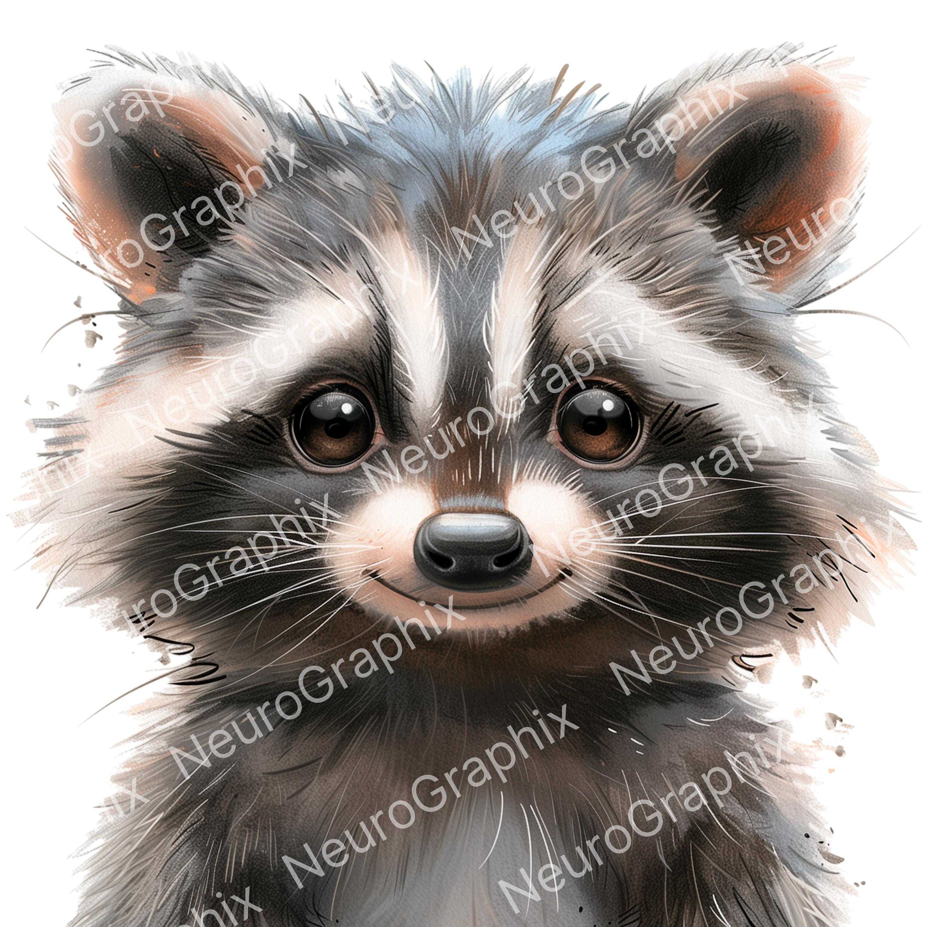 15 Cute Baby Animals Watercolor Set, PNG/300DPI, Digital Clipart ...