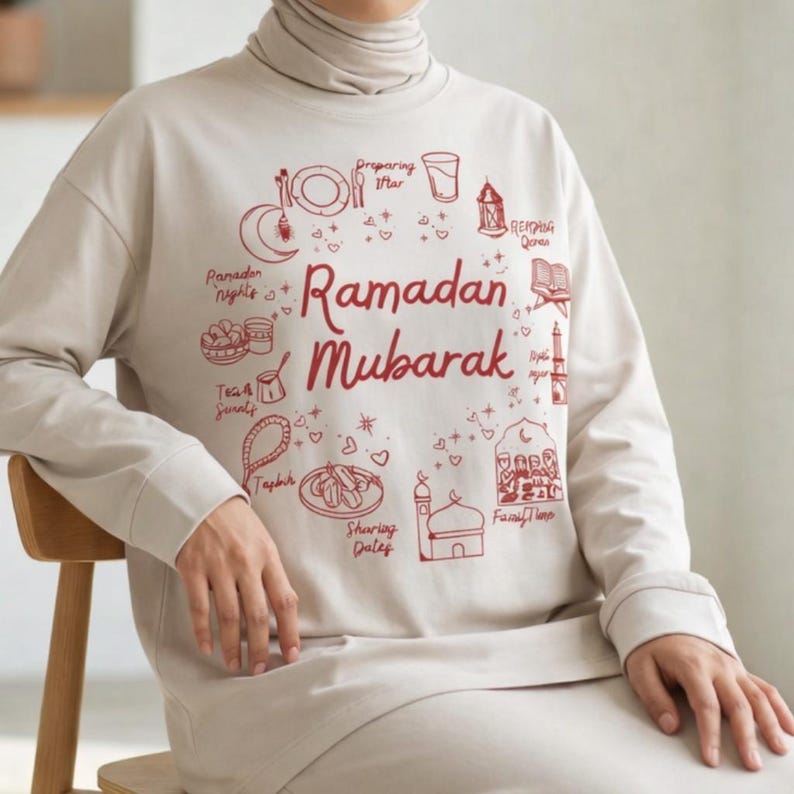 Ramadan Mubarak PNG Bundle Islamic Eid Clipart Black Green Red Designs for DIY Crafts Sublimation Printing Ramadan Decor