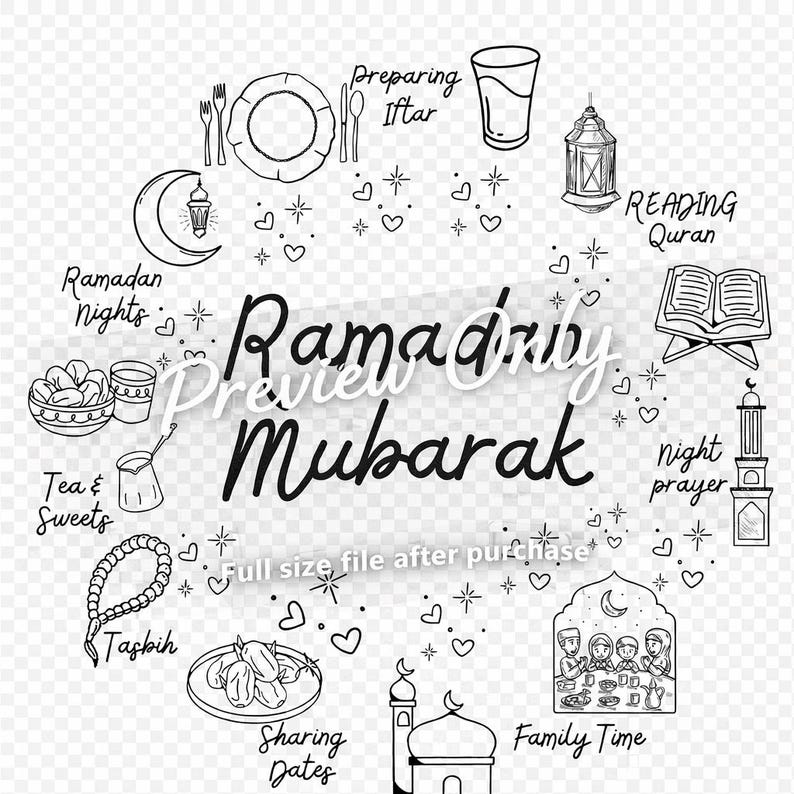 Ramadan Mubarak PNG, Ramadan Mubarak Png Design, Islamic Ramadan PNG, Ramadan Sublimation Design, Islamic PNG Files