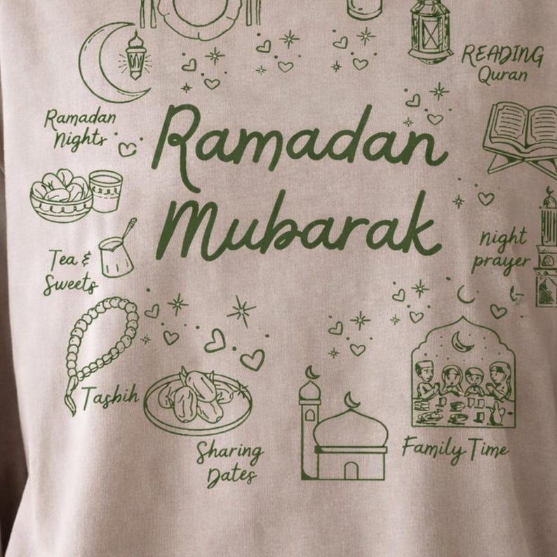 Ramadan Mubarak PNG Bundle Islamic Eid Clipart Black Green Red Designs for DIY Crafts Sublimation Printing Ramadan Decor