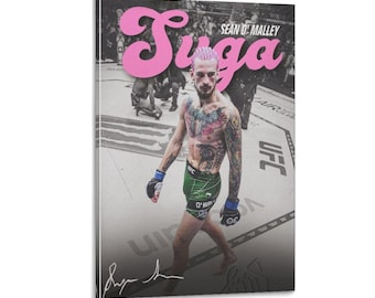 Boxer Sean O'Malley Fighter Poster Athlete Motivation  Wall Art Picture Painting Poster Canvas Print Artworks Bedroom Living Room Decor
