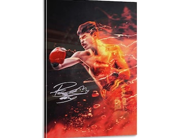 Boxer Ryan Garcia Art Poster Personality Wall Art Picture Painting Poster Canvas Print Artworks Bedroom Living Room Decor