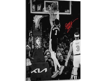 basketball superstar victor wembanyama signature poster  Wall Art Picture Painting Poster Canvas Print Artworks Bedroom Living Room