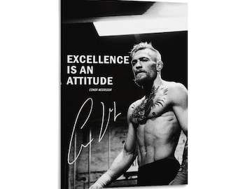 Conor McGregor Inspirational Fight Poster Wall Art Picture Painting Poster Canvas Print Artworks Bedroom Living Room Decor