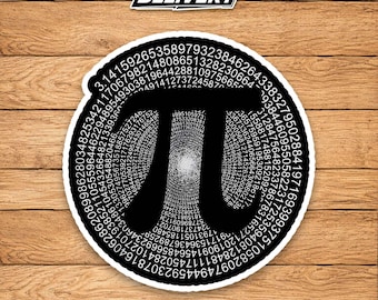 Pi Sticker 3.14 – Math Science Symbol Vinyl Decal Gift
