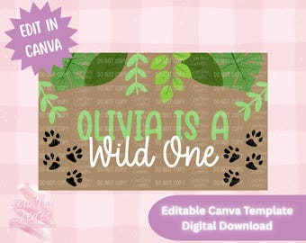 Digital Banner Template - Wild One
