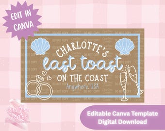 Digital Banner Template - Last Toast on the Coast