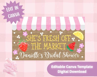 Digital Banner Template - Fresh Off the Market