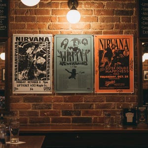 Póster de grunge rock de los 90: Arte mural de música alternativa de Seattle (descarga digital)