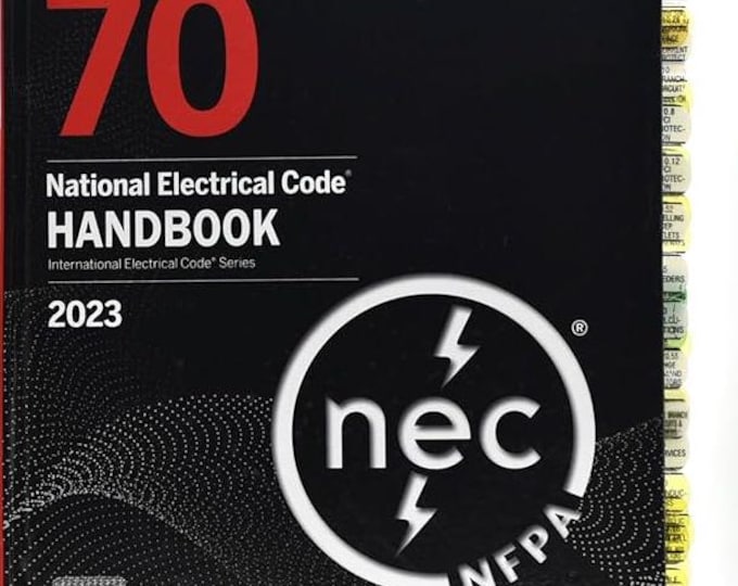 Featured listing image: NFPA 70 National Electrical Code Handbook, 2023 Edition With NEC Tab
