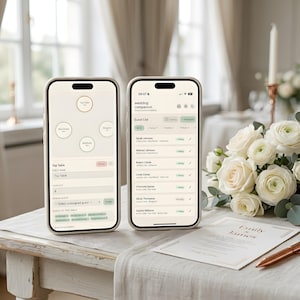 Application de planification de mariage | Organisateur de mariage numérique | Liste d'invités, budget, plan de table et suivi des prestataires | Fonctionne hors ligne