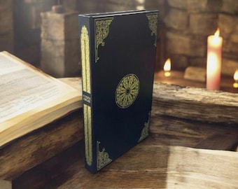 CODEX GIGAS Devil's Bible Reproduction Medieval Manuscript, Deluxe Leatherback