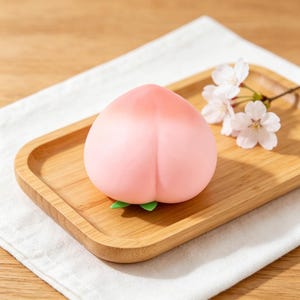 Peach Squeeze Ball | Slow Rebound Stress Relief Toy | Creative Fidget & Sensory Squishy