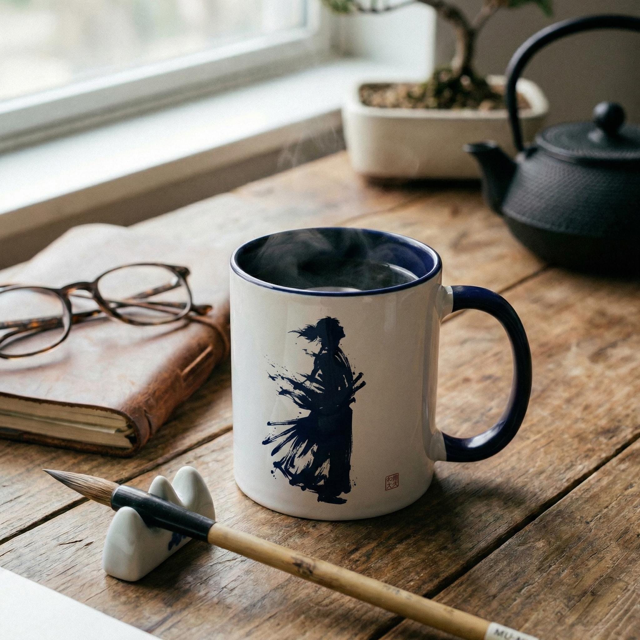 Samurai coffee mug - Etsy 日本