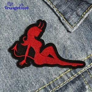 Pack of Devil Woman Morale Patches - Feminist Villain Aesthetic