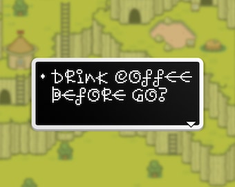 Drink Coffee - Mr. Saturn Dialog Box