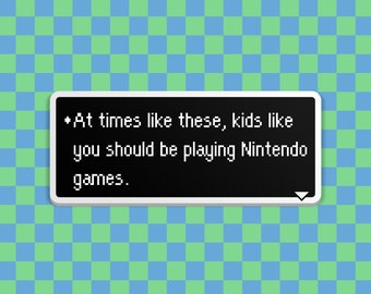 Times Like These - Earthbound Dialog Box