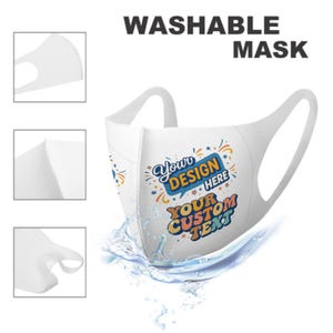 Anpassad ansiktsmask för barn | Återanvändbar, skyddande barnmask