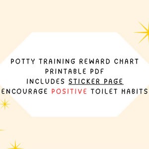 Tabla de recompensas para el entrenamiento para ir al baño imprimible con pegatinas / Tabla de entrenamiento para ir al baño para niños pequeños / Inicio el lunes / Descarga instantánea