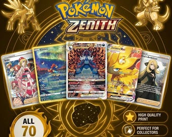 Crown Zenith Galarian Gallery バインダーページ＆プレースホルダー＋チェックリスト、印刷可能なPDF、即時ダウンロード