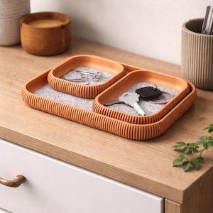 Dekoschale / Schlüsselschale Filzeinlage 3D-Druck