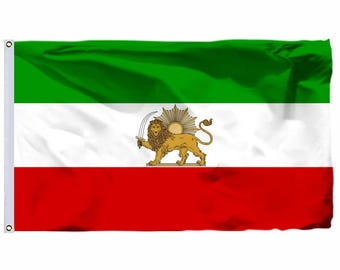 Iran Flag 90x150cm– Polyester Iranian National Flag for Wall, Events & Outdoor Display